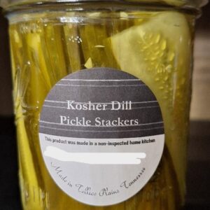 Kosher Dill Pickle Stackers