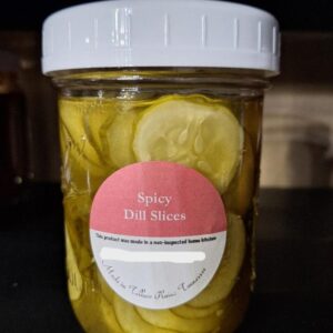 Spicy Dill Pickle Slices